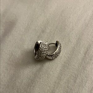 14k and diamond cuff earrings